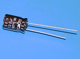 ECAP 50V-10uF 0511 105C /0511R/, электролит. конденсатор Radial Lead Type