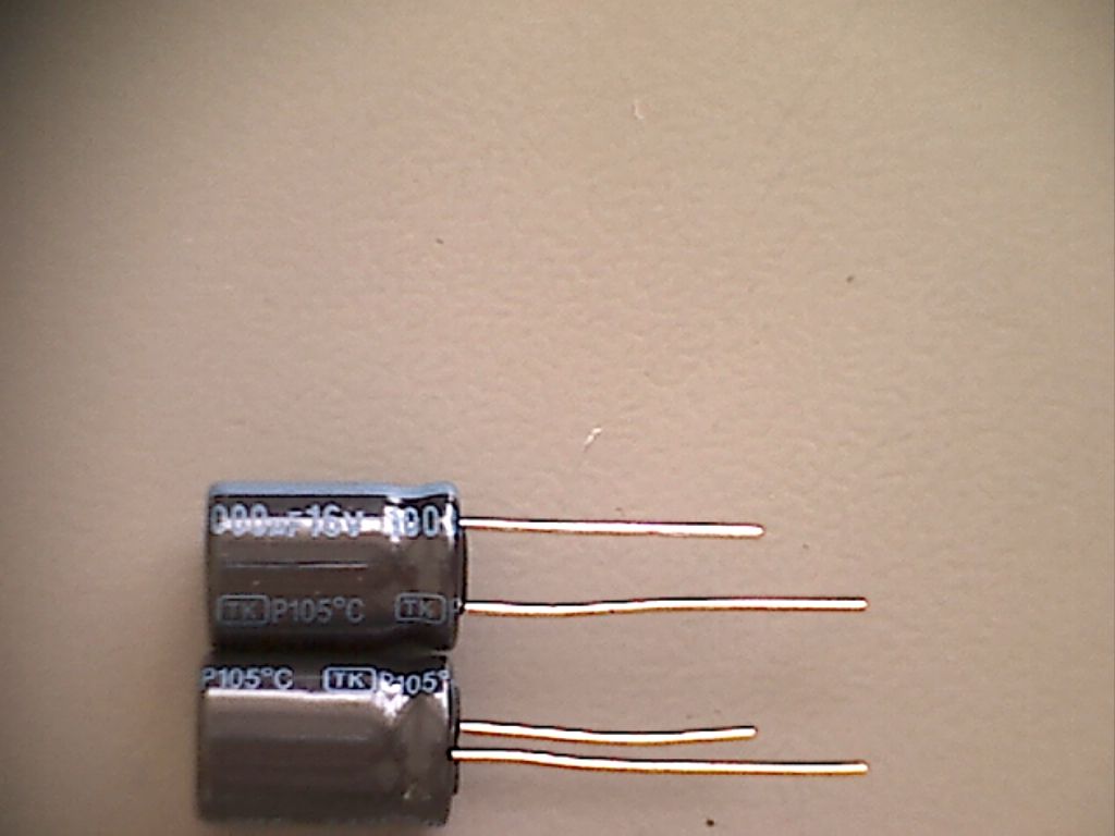 TKR102M1CG16M, электролит. конденсатор 1000 мкФ, 16 В, 105°C, TK 10X16