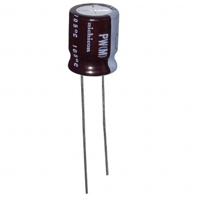 UPW1C220MDD, конденсатор алюминиевый электролитический