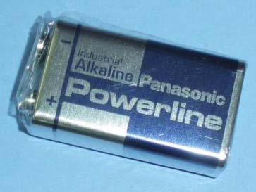 6LR61 Powerline Industrial, элемент питания Panasonic (уп.1S)