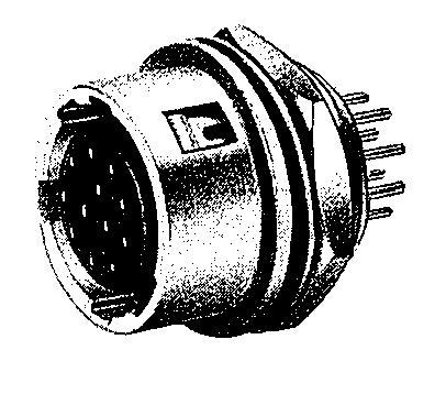 HR10-10R-12SA(73), розетка