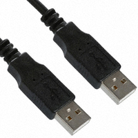 AK670/2-2-BLACK-R, кабель USB 2.0 A-A MALE BLACK 2M