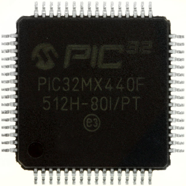 PIC32MX440F512H-80I/PT, микросхема