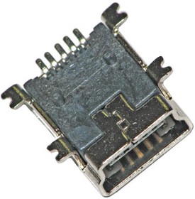 usb/m-1j роз. на плату mini usb, поверхностный монтаж USB/M-1J роз. на плату mini USB, поверхностный монтаж