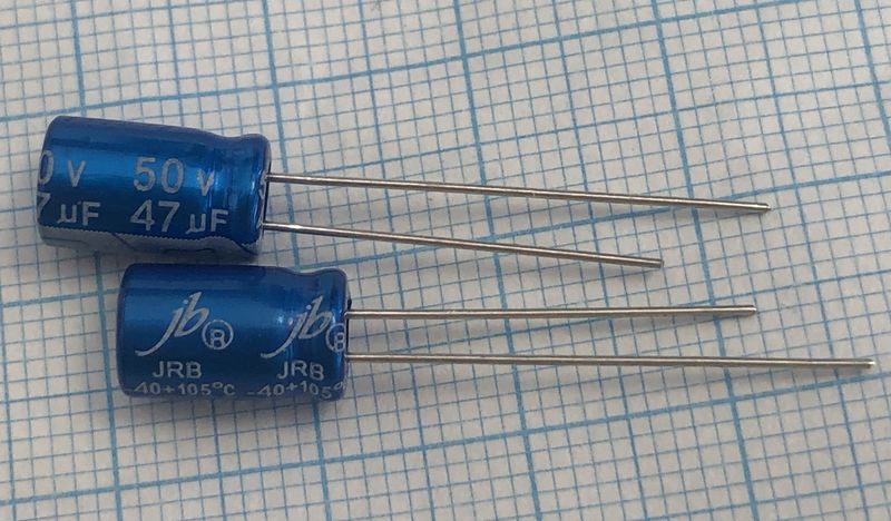 ECAP 50V-47uF 06x11 105C PBF, электролит. конденсатор