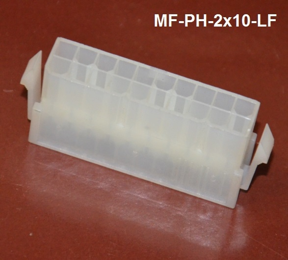 MF-2x10M, вилка прям. на кабель