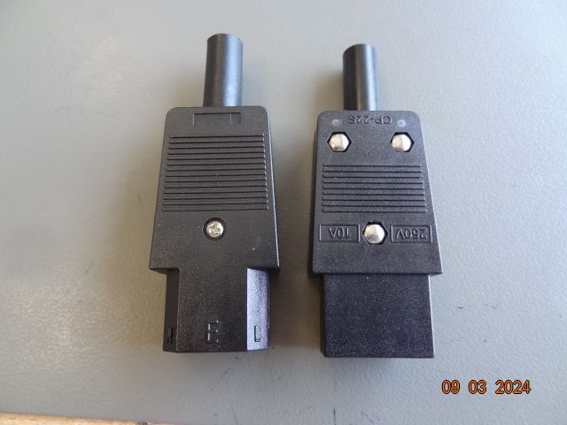IEC 60320 C13, разъем на кабель