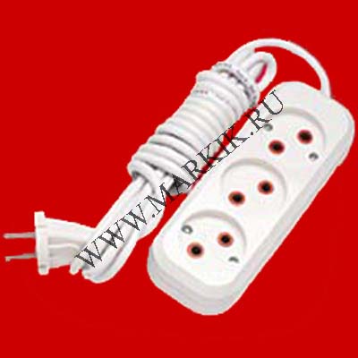 Удлинитель Makel  3 гн 3 м MGP 123