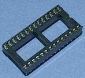 DIP-28 на шлейф 28к., узк. разъём