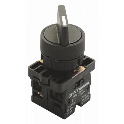 NP2-ED41, переключатель 2 положения возвратом 1НО IP40 (R)