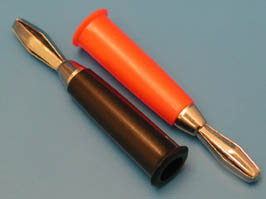 ts-2b, вилка 'banana' тип 2, черный TS-2B, вилка 'Banana' тип 2, черный