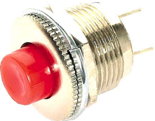 SP058R (PSW-3-R), кнопка в мет. корпусе красная