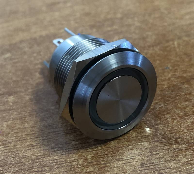 mpi002/28/bl, кнопка антивандальная с подсветкой MPI002/28/BL, кнопка антивандальная с подсветкой