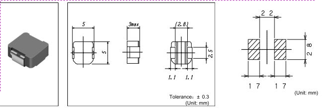 FDV0530S-1R5M, индуктивность