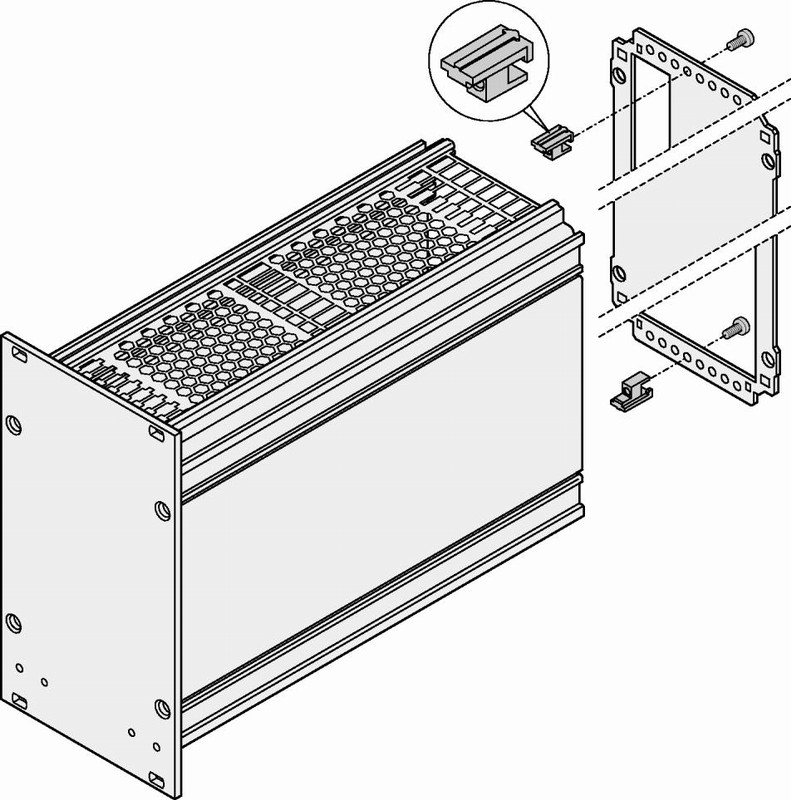 24812-401, держатель задней стенки KIT PIU REARPL.BRACKET 5PAIR