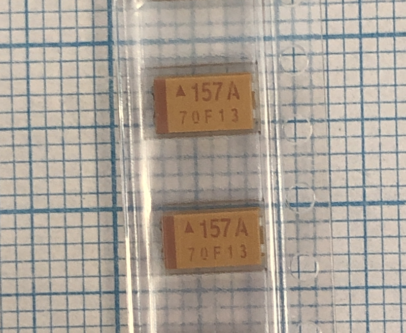TAJC157M010RNJ, тантал. конденсатор