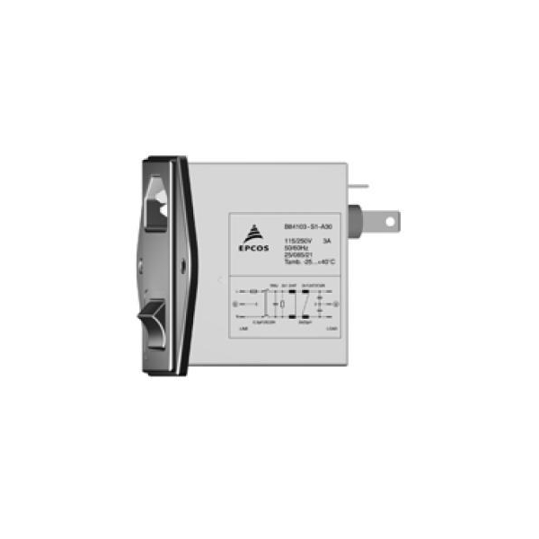B84103S 1A 60 2x6A 250V, фильтр сетевой