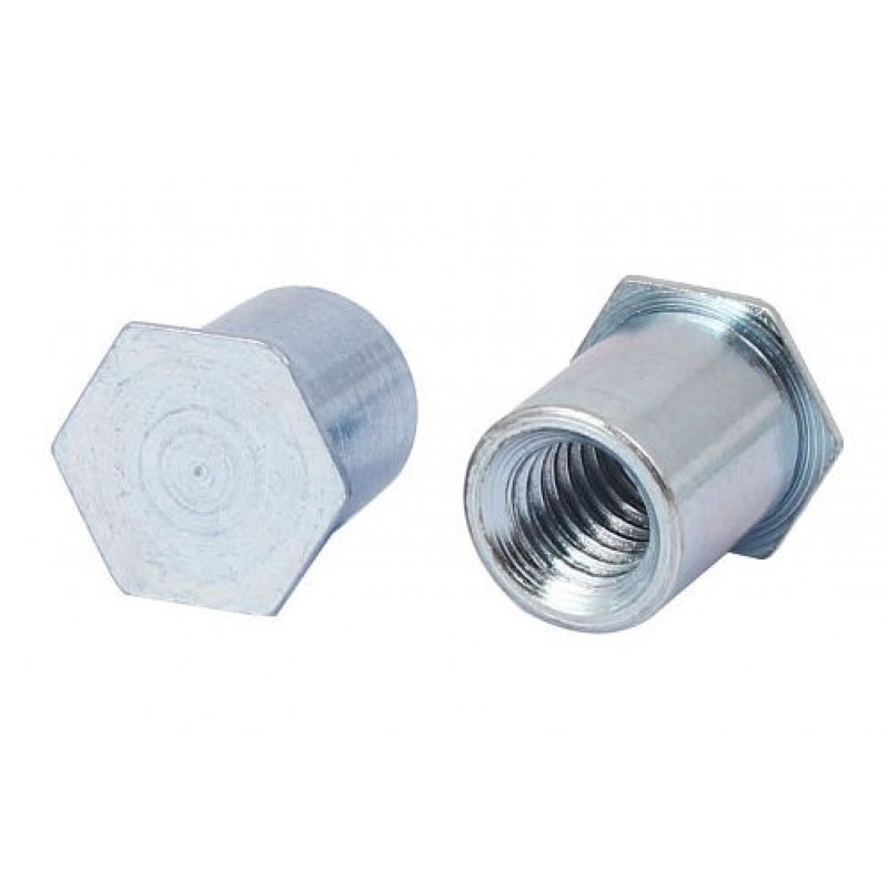 BSO4-M3-6, втулка запрессовочная резьбовая неполнопроходная М3х06 нержавеющая сталь