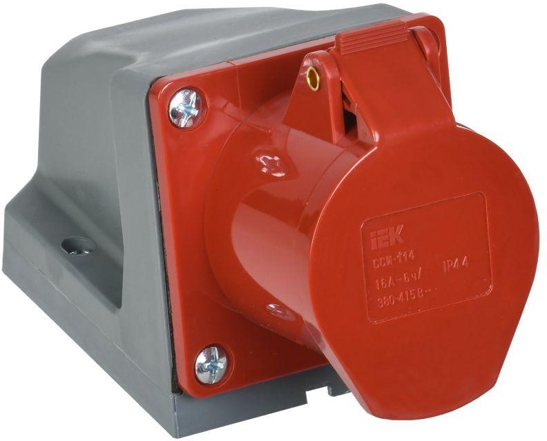 ССИ-114, розетка ОП 16А 380В 3P+PЕ IP44