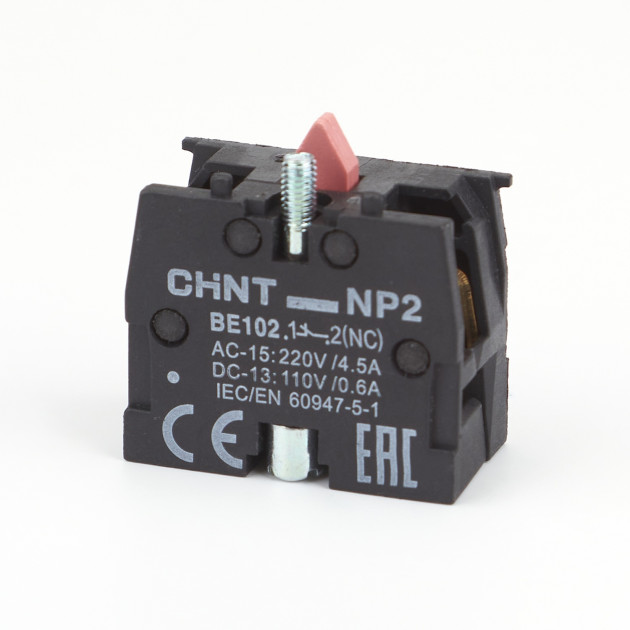 NP2-BE102, блок контактный 1НЗ
