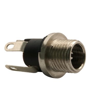 djk-04a, разъём питания 2.1мм, под гайку DJK-04A, разъём питания 2.1мм, под гайку