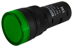 SQ0702-0073, лампа AD-16DS(LED) матрица d16мм зеленый 230В АС