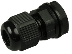 ag-12l (mgb12-07b), кабельный ввод полиамид черный AG-12L (MGB12-07B), кабельный ввод полиамид черный
