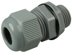 MGB16-10G, кабельный ввод полиамид серый