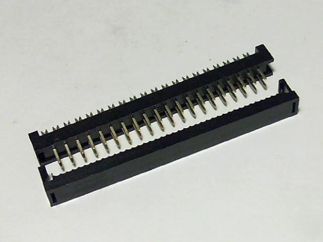 FDC-40, вилка для наколки на плоский кабель 2.54мм