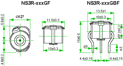 NS3R-230GBF,  разрядник