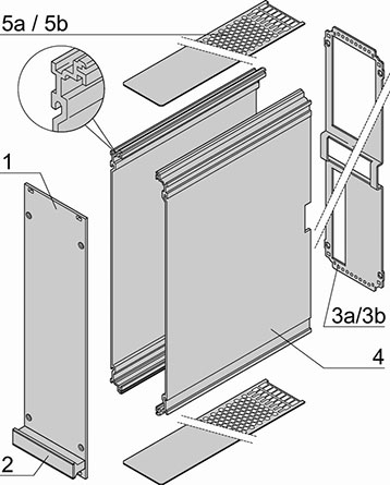 24812-864, модуль каркасный PIU S2 GR 6U 14HP 227D