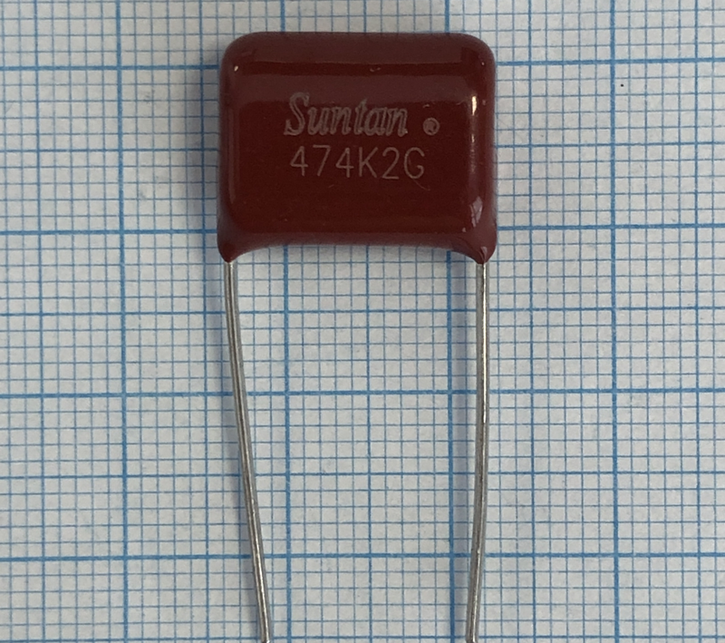 к73-17-400в-0.47мкф-10%, конденсатор металлоплен. К73-17-400В-0.47мкФ-10%, конденсатор металлоплен.