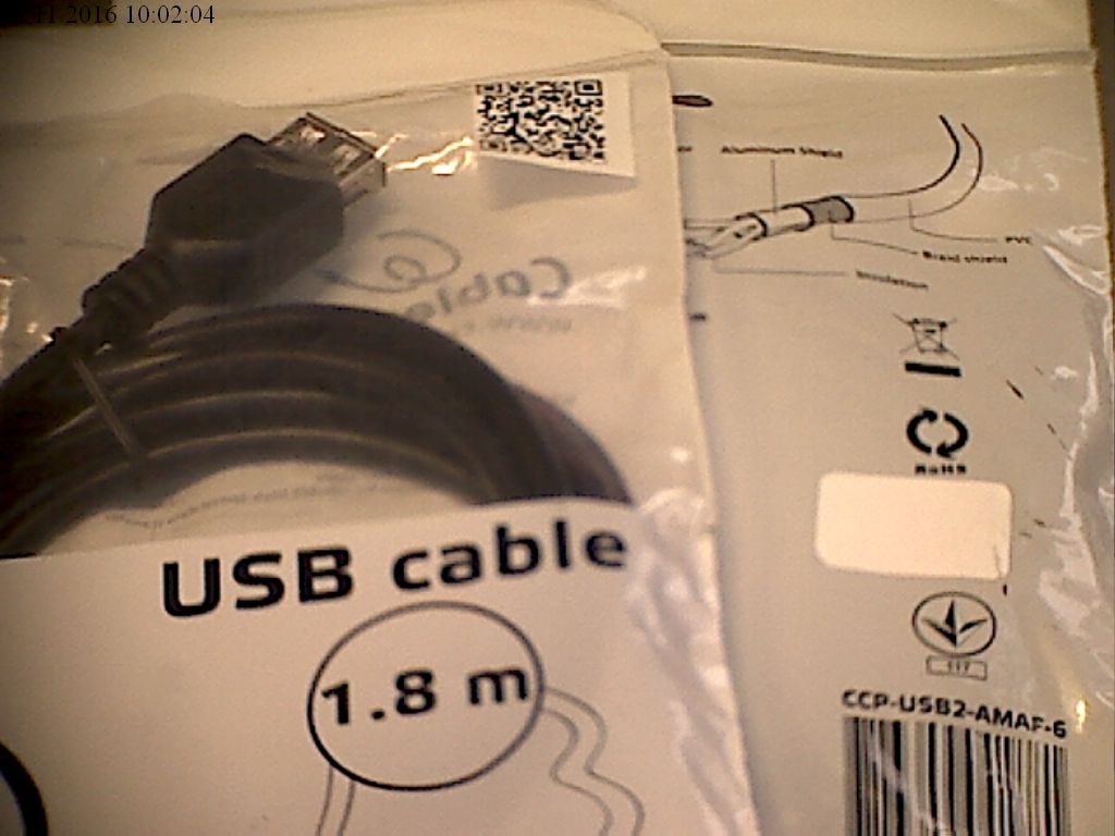 Кабель USB 2.0 - AM/AF 1.8m Gembird (CCP-USB2-AMAF-6) черный