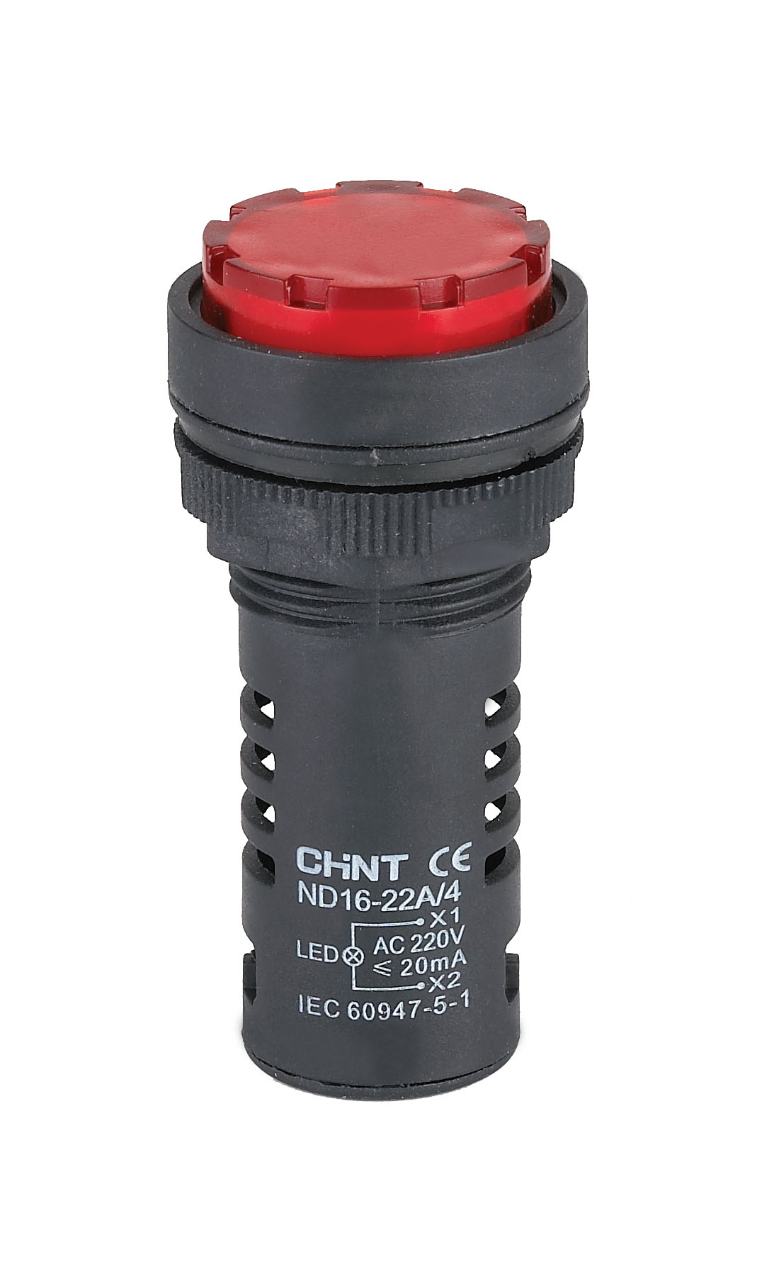 ND16-22FS AC 220V, cигнализатор звуковой красный