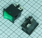 SC-778, тумблер с/л 4 конт. 220V 3А зеленый