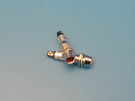 NI-1, лампа неоновая в корпусе с резистором 220В (красный)