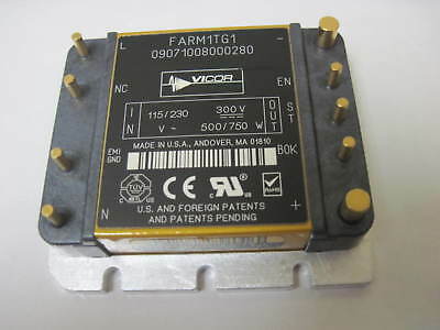 FARM1TG1, модуль AC-DC Unregulated Power Supply Module, 1 Output, 750W, Hybrid, PACKAGE-9