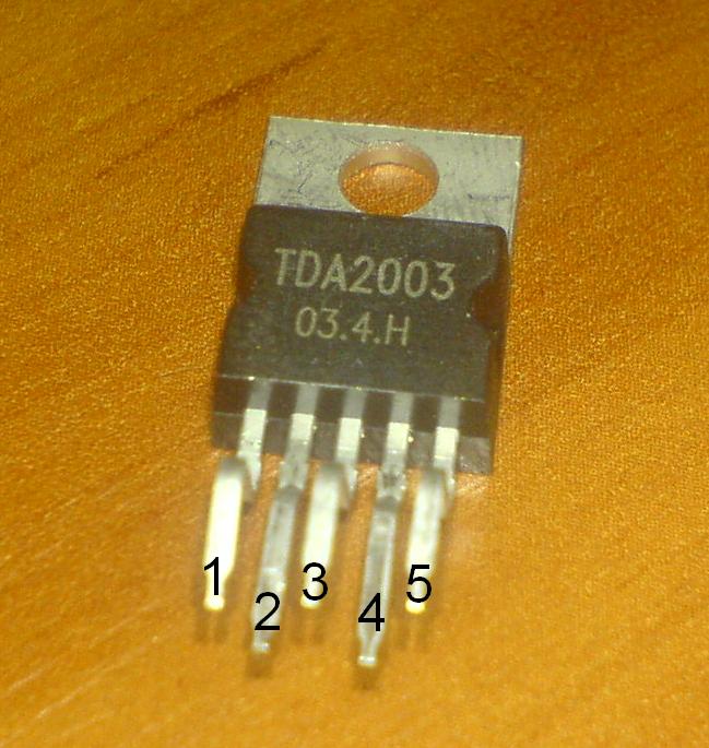 TDA2003, микросхема