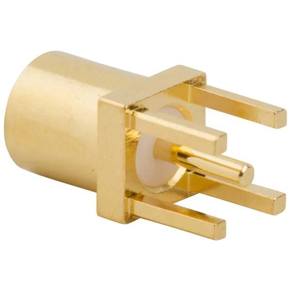 262104, разъём Коаксиальные соединители MMCX VERTICAL PCB JACK GOLD