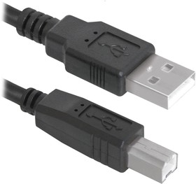 USB2.0 AM-BM, 5.0м, кабель Defender