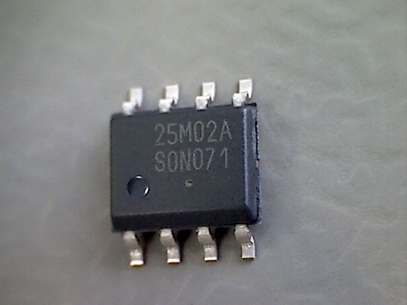 CAT25M02VI-GT3, микросхема EEPROM память с SPI интерфейсом, объёмом 2 Мбит, в корпусе SO-8 . Напряжение питания: 1.7...5.5 В . Рабочая температура: -40...85 °C .