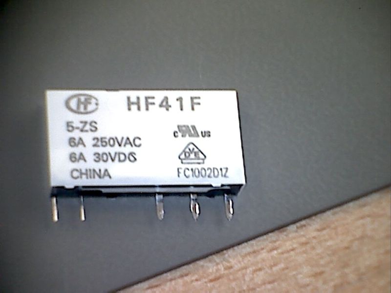 HF41F/5-ZS, реле