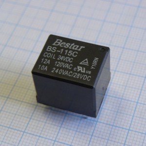 BS-115C-12A-24VDC, реле