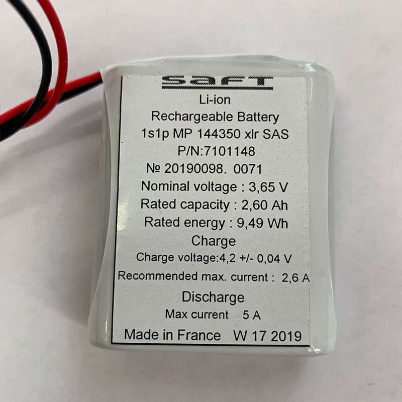 1S1P MP 144350 XLR SAS, аккумулятор