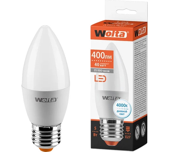 25SC5E27, лампа LED Wolta