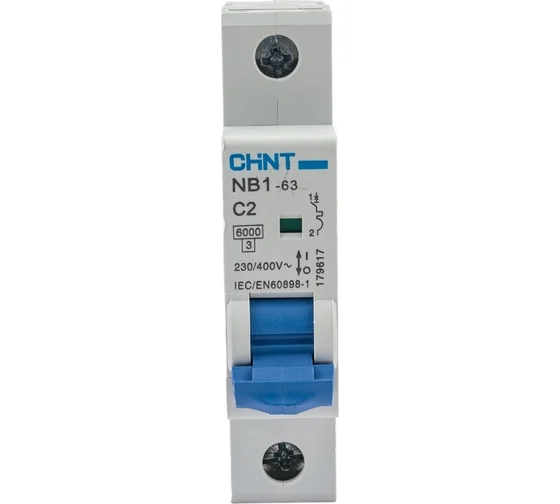 выключатель автоматический модульный 1п c 6а 6ка nb1-63 (r) Выключатель автоматический модульный 1п C 6А 6кА NB1-63 (R)
