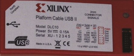 PLATFORM CABLE USB II, загрузочный кабель
