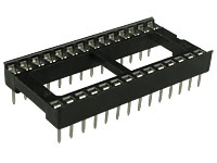 SCL-28, панель DIP-28 шир. (DS1009-28AW)