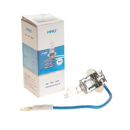 HNG-12355, автолампа HNG H3 55W PK22s 12V