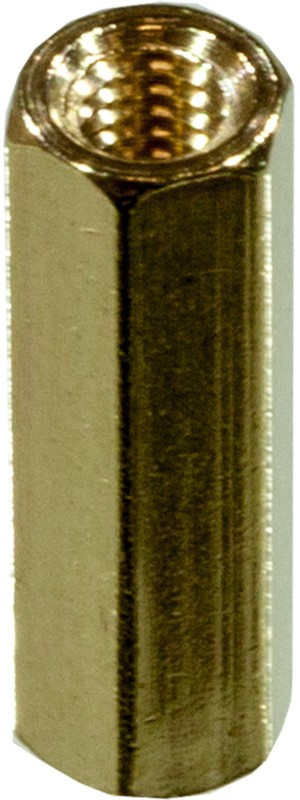 PCHSS-15, cтойка для печатных плат, шестигр., латунь, М3, 15мм